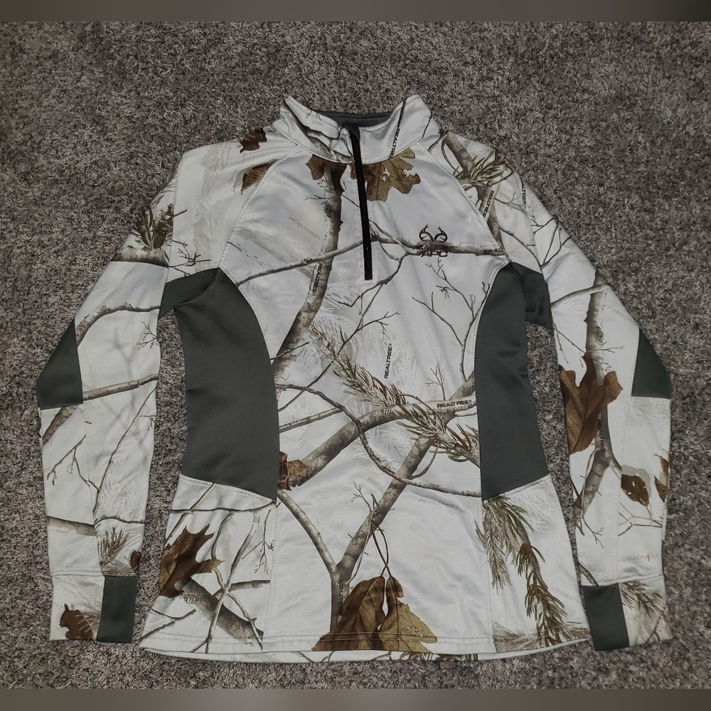 Realtree| Camouflage Midweight 1/4 Zip Pullover